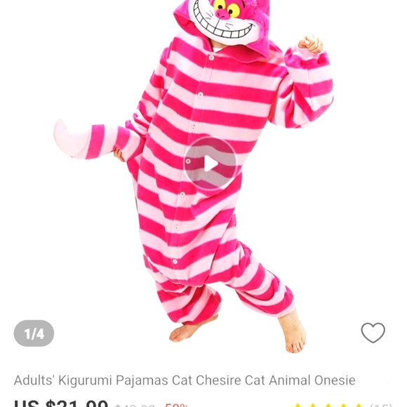 unknown Other - 🔥Cheshire Cat onesie Alice in Wonderland Pajamas Halloween costume Send Offers